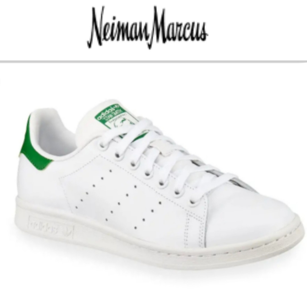 AdidasStan Smith Classic Sneaker, White/Green